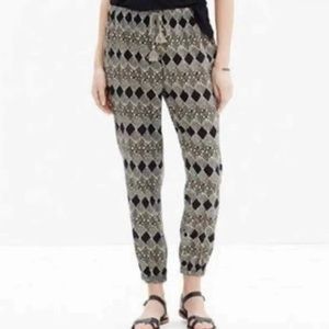 Madewell size XL cotton boho jogger pants